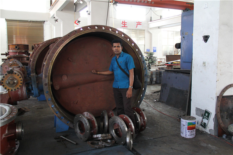 Indian power plant ball valve DN950