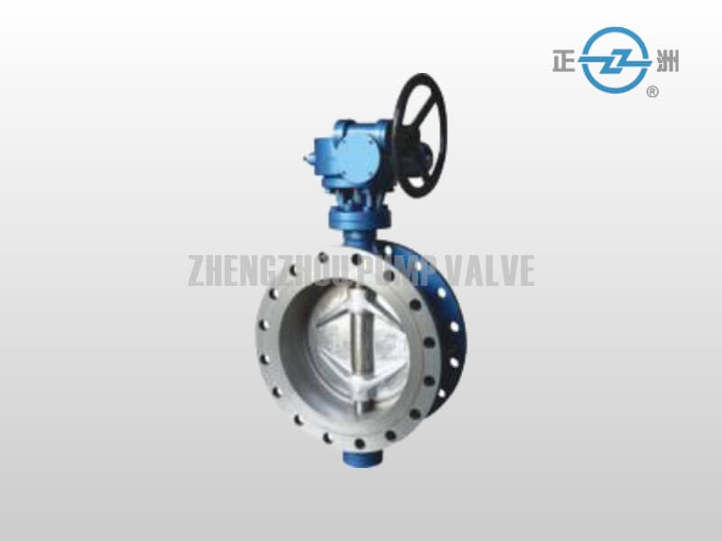 Triple offset flanged butterfly valve