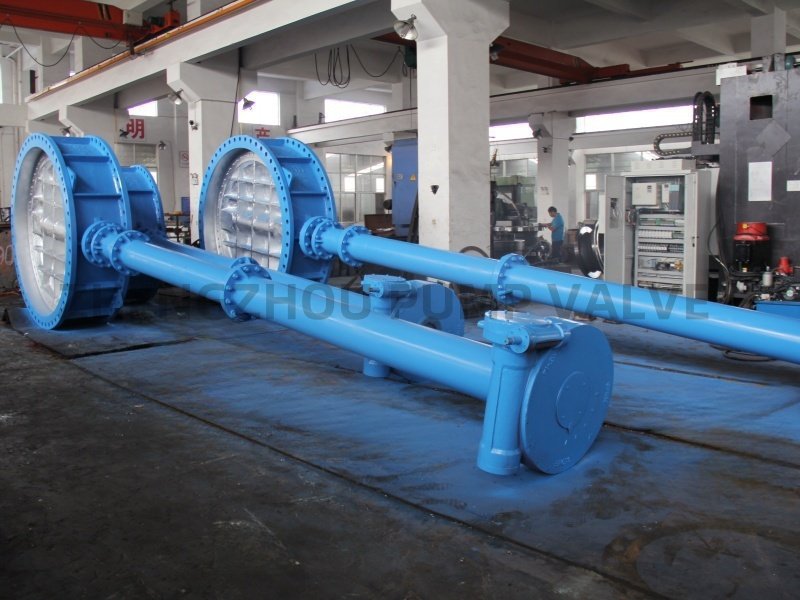 long stem butterfly valve
