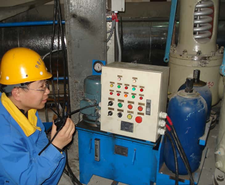 HPU for Hydraulic quick close valve site of Baotou Donghua Thermal Power Plant (2)